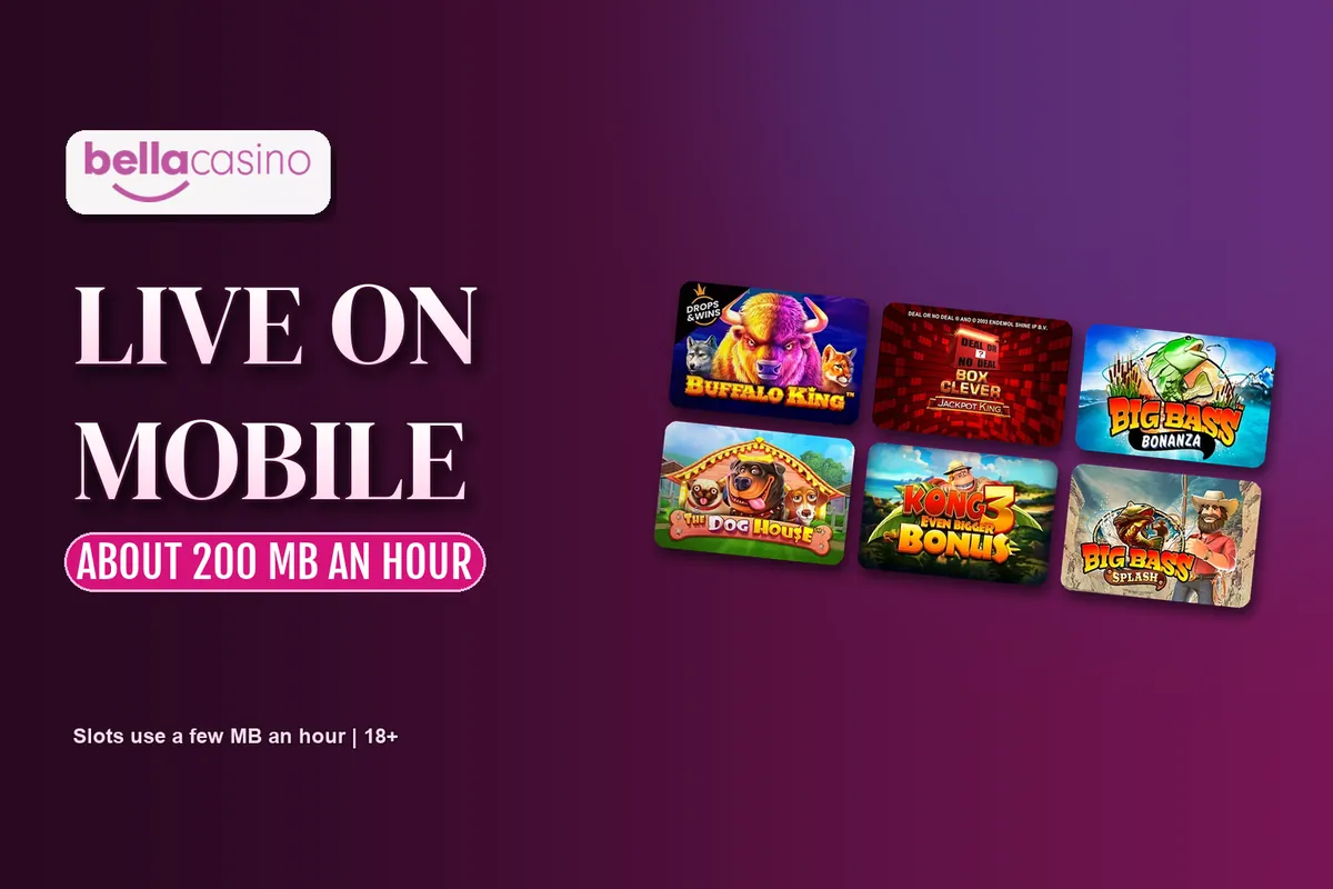 Bella Casino live tables on mobile and data use
