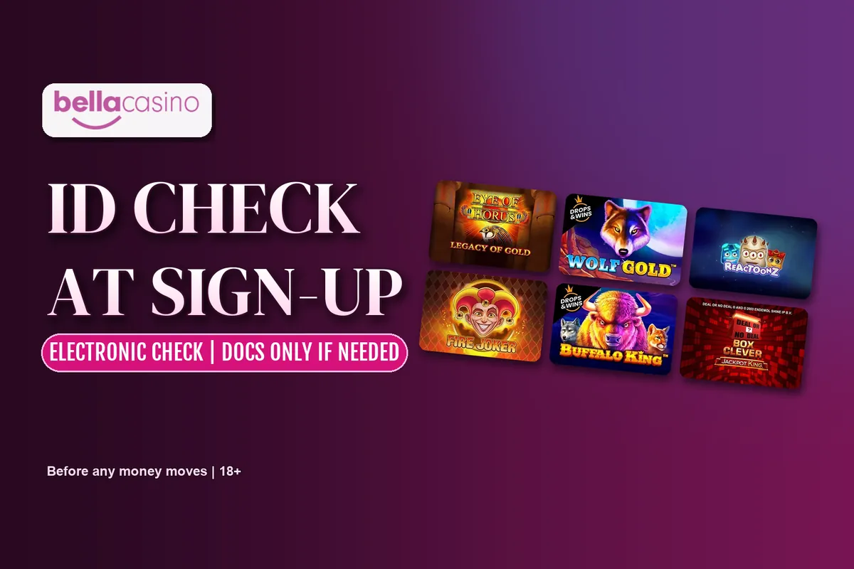 Bella Casino identity check at sign-up