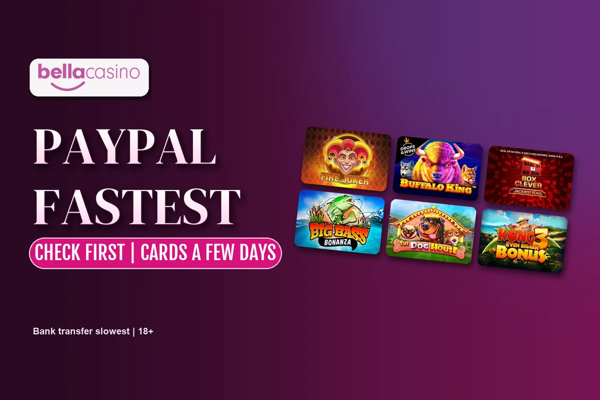 Bella Casino withdrawal time by method